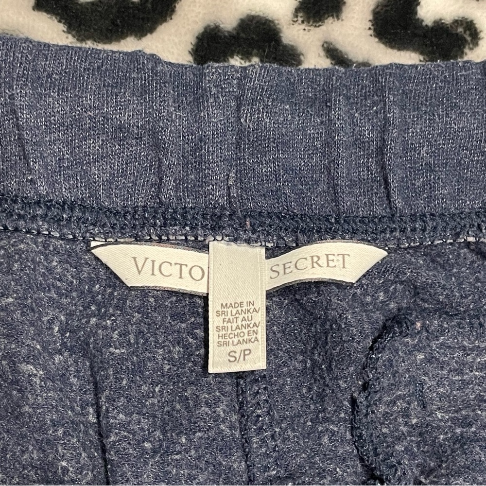 Victoria’s Secret Cotton Blend Fleece Drawstring Pants Joggers w/ Zipper Pockets - Picture 7 of 11